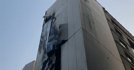 과거 서울에서 발생한 한 빌딩 화재 모습.(사진은 기사 내용과 관련없음) [연합]
