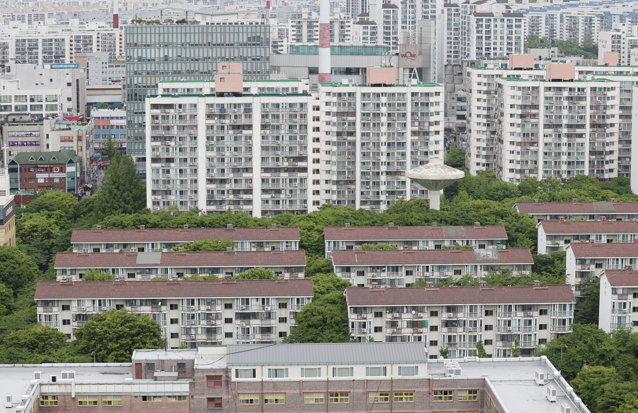 지난달 30일 오전 서울 노원구 일대 아파트 모습. [연합]