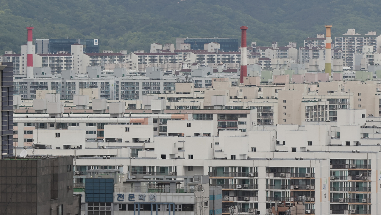 서울시내 아파트 단지 전경. [헤럴드DB]