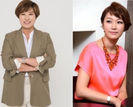 코로나19 확진을 받은 박세리, 변정수(오른쪽)[연합]