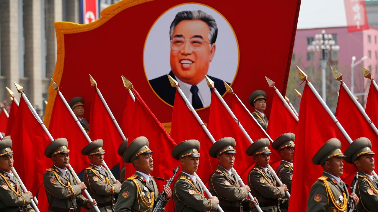 The April 15 Day of the Sun, or the birth anniversary of North Korea's founder Kim Il-sung, is the nation’s biggest national holiday. (Reuters-Yonhap)