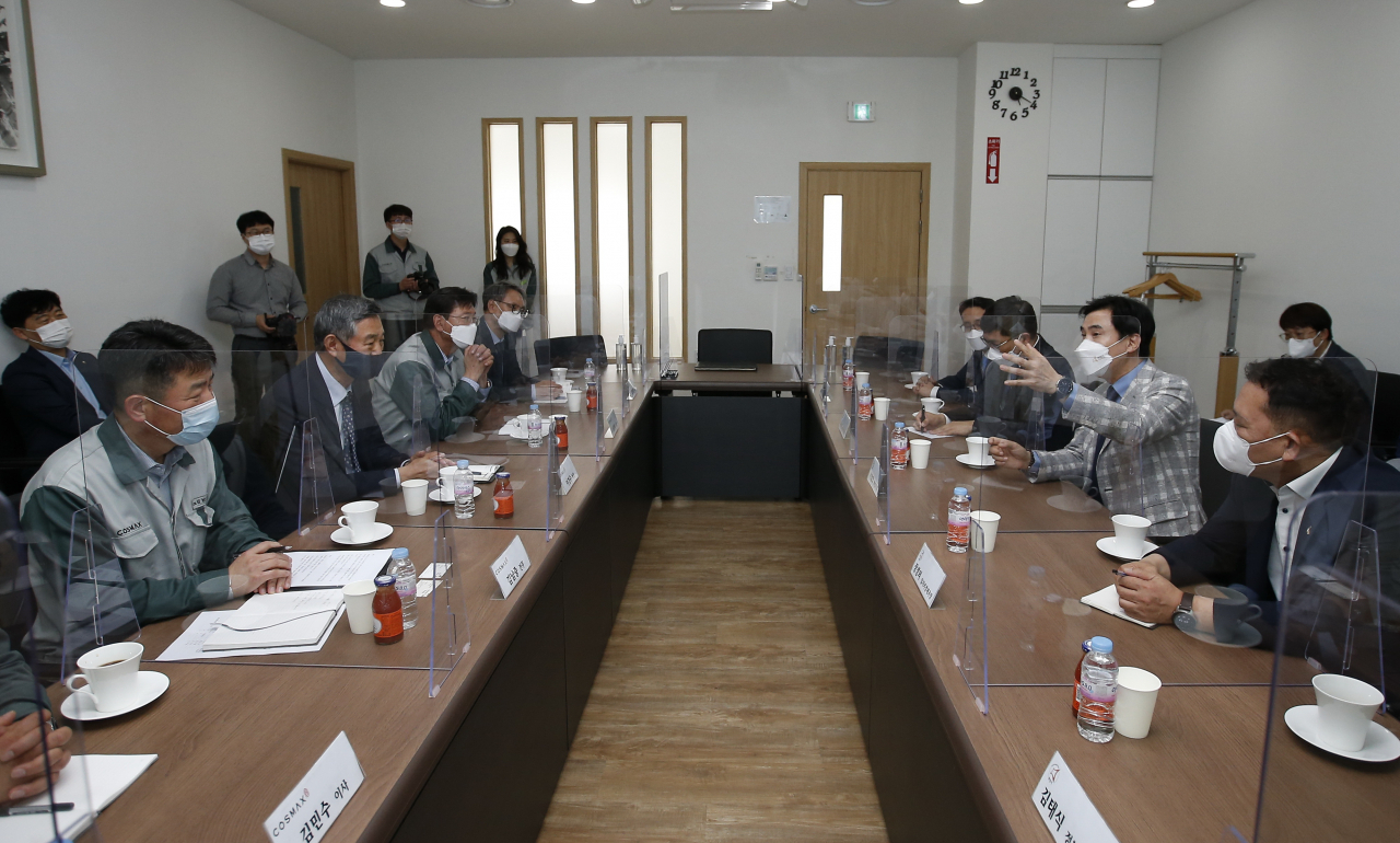 코스맥스 서철모 화성시장 방문