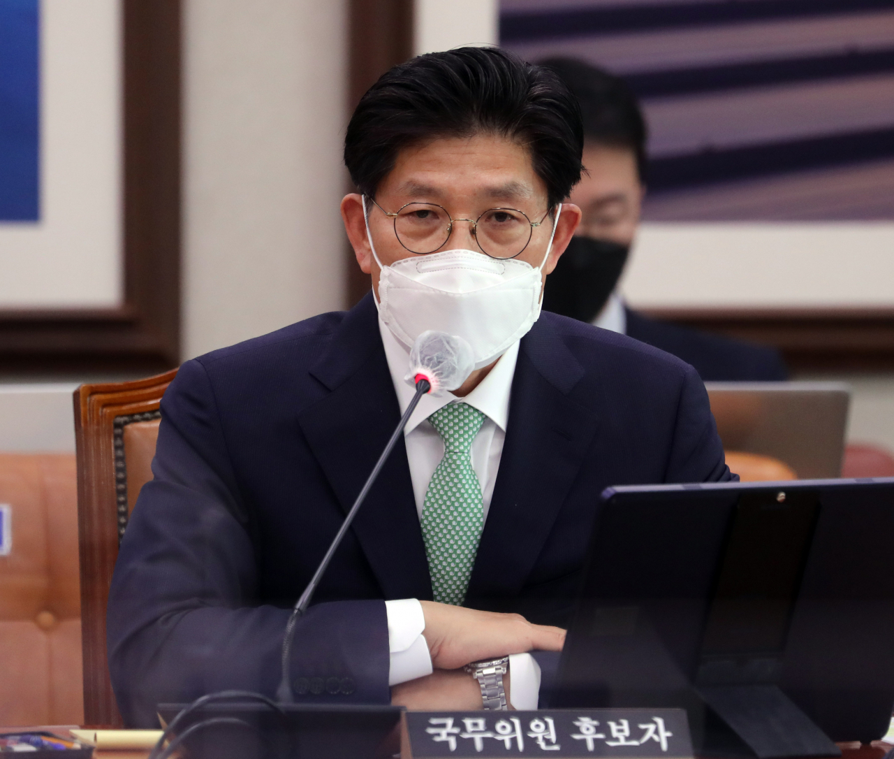 노형욱 국토교통부 장관 후보자가 지난 4일 국회 국토교통위원회에서 열린 인사청문회에서 답변하는 모습. [연합]
