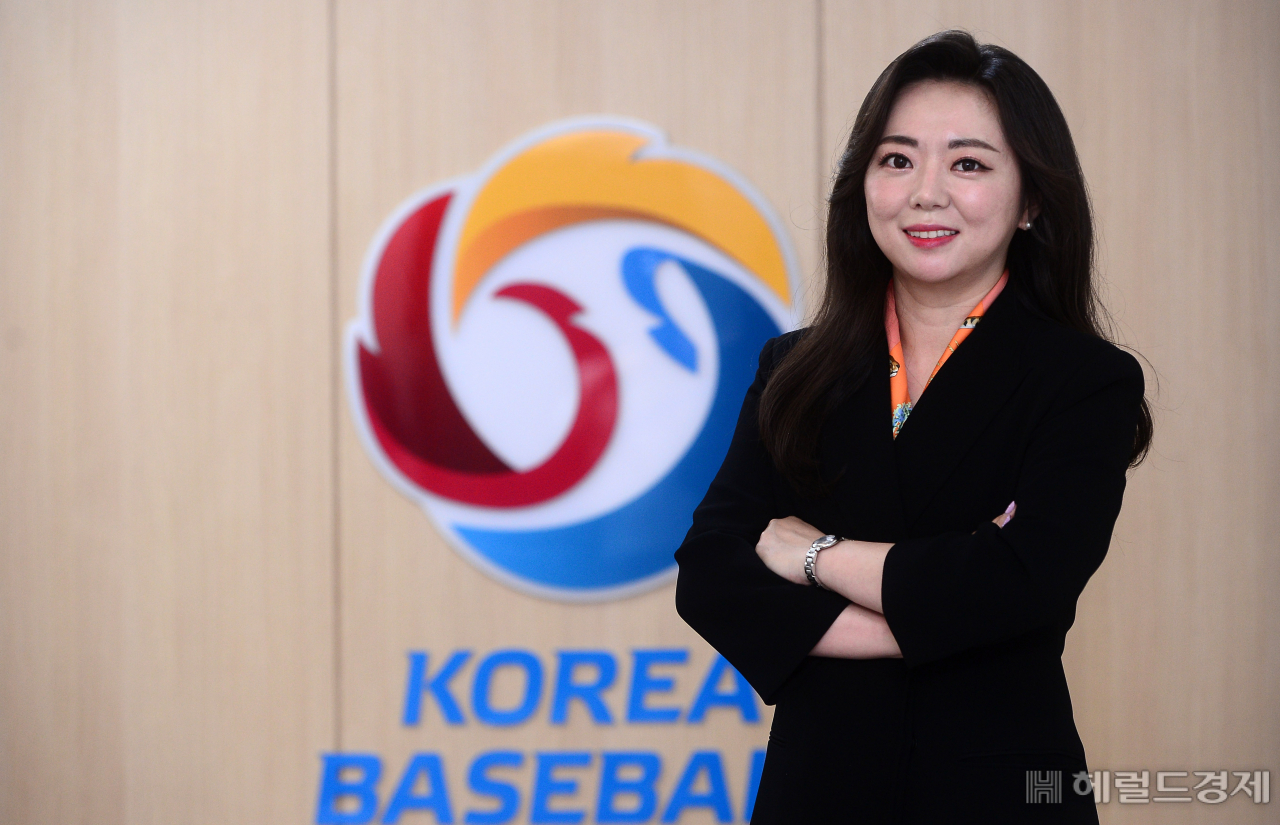 KBO 첫 사내변호사인 류미선 법무파트 파트장이 지난달 30일 헤럴드경제와 인터뷰하고 있다. 이상섭 기자.