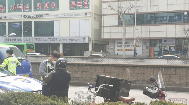 이륜차 도로법규 단속 현장[헤럴드DB]