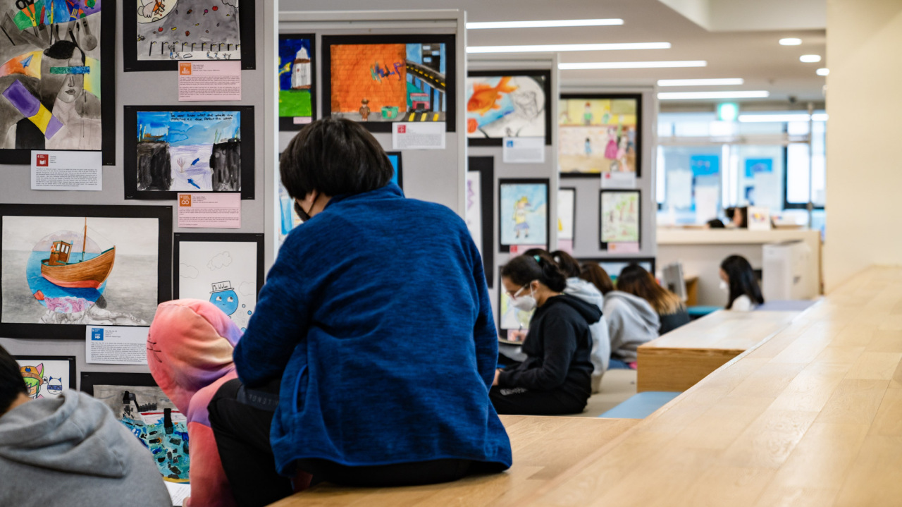 Korea International School’s Artivism show features student art created in response to the UN Sustainable Development Goals. Elementary, middle and high school artists participated. (KIS)