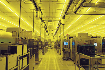 대만 TSMC 반도체 생산라인의 모습. [TSMC 홈페이지 캡처]