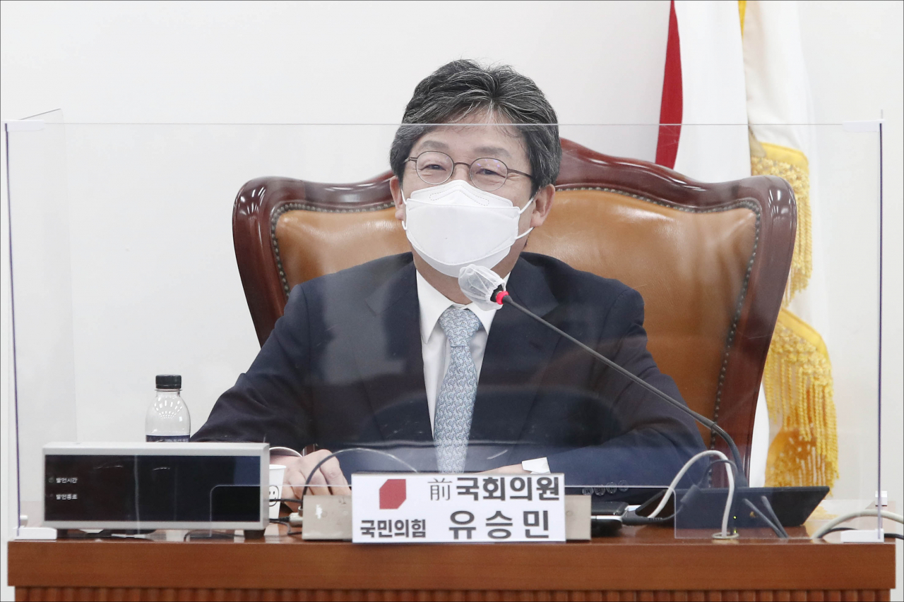 6일 오전 서울 여의도 국회에서 열린 국민의힘 초선 모임 '명불허전 보수다'에서 유승민 전 의원이 국민 신뢰를 얻기 위한 당 개혁을 주제로 강연하고 있다. [연합]