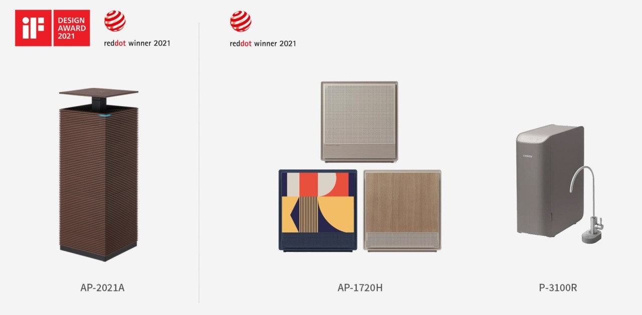 Coway bags Red Dot, iF design awards for innovative home appliances