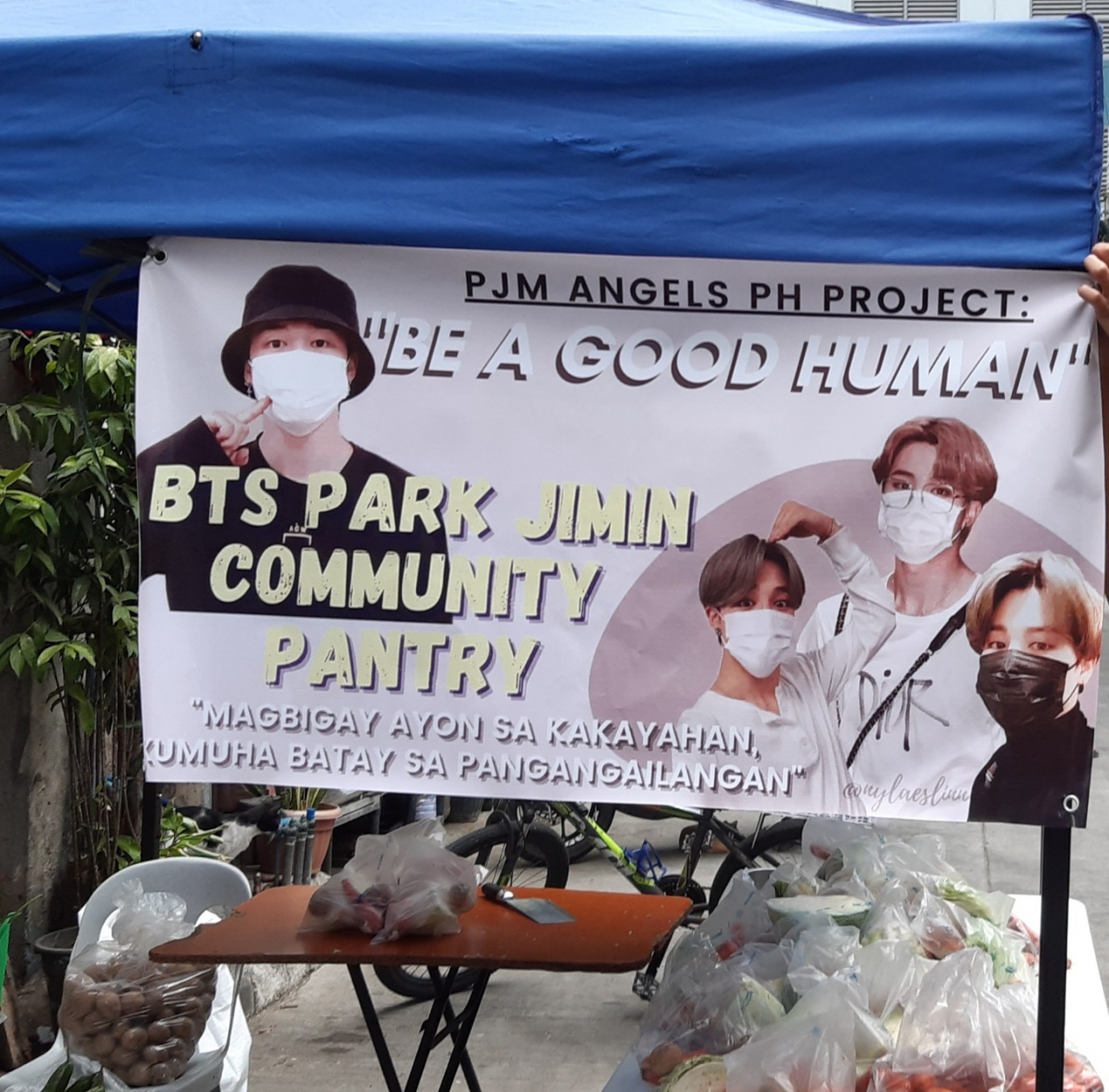 BTS 지민 커뮤니티 팬트리’(BTS JIMIN Community Pantry) 프로젝트