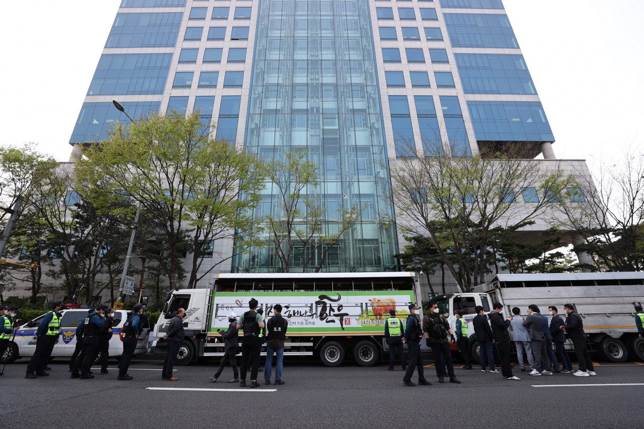 서울 서초구 현대제철 본사 전경 [연합]
