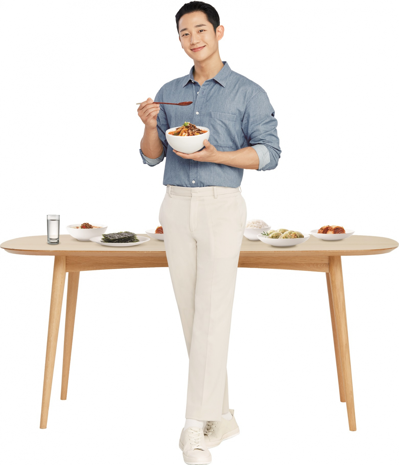 ‘양반’ 브랜드의 새로운 모델로 발탁된 배우 정해인. [동원F&B 제공]