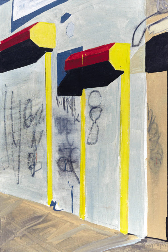 Koen van den Broek, Lock Down, 2020, oil on canvas, 150 x 100 cm[갤러리바톤 제공]