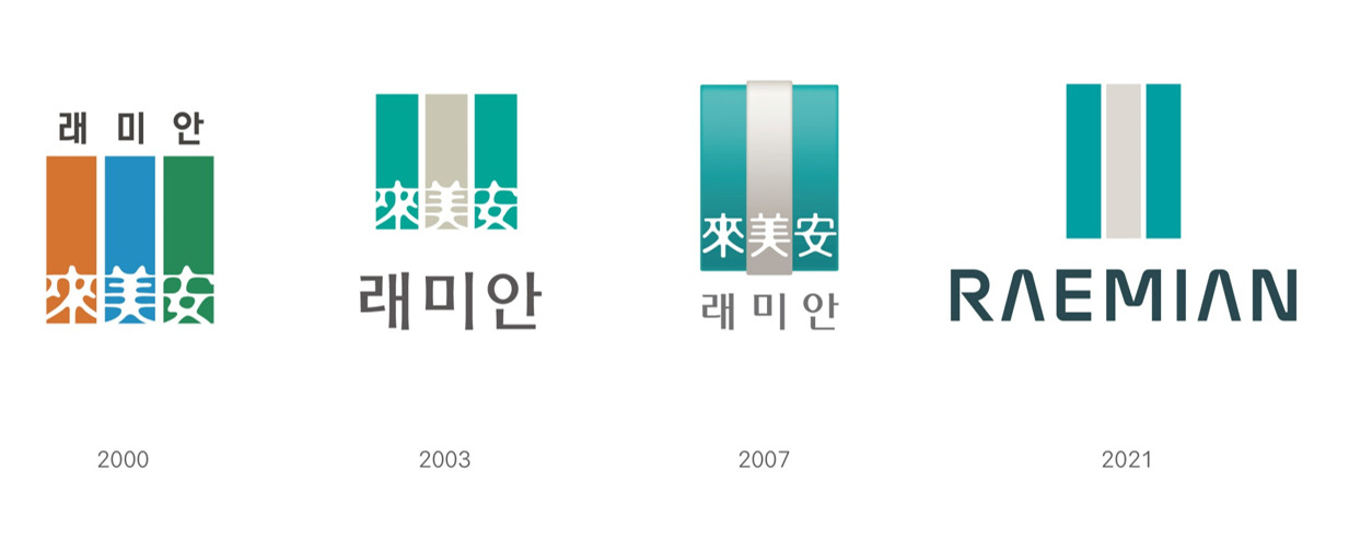 래미안 브랜드 역사, 래미안 BI 변화모습