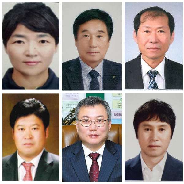 인천시 동구 ‘제31회 자랑스러운 구민상’ 수상자 최정순·유성태·설영호·최규·이현준·김민철 등 6명.〈사진 왼쪽 위부터 시게방향 순〉