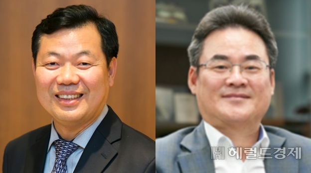 조인동(사진 왼쪽 ) 행정1부시장과 류훈 행정2부시장. [서울시]