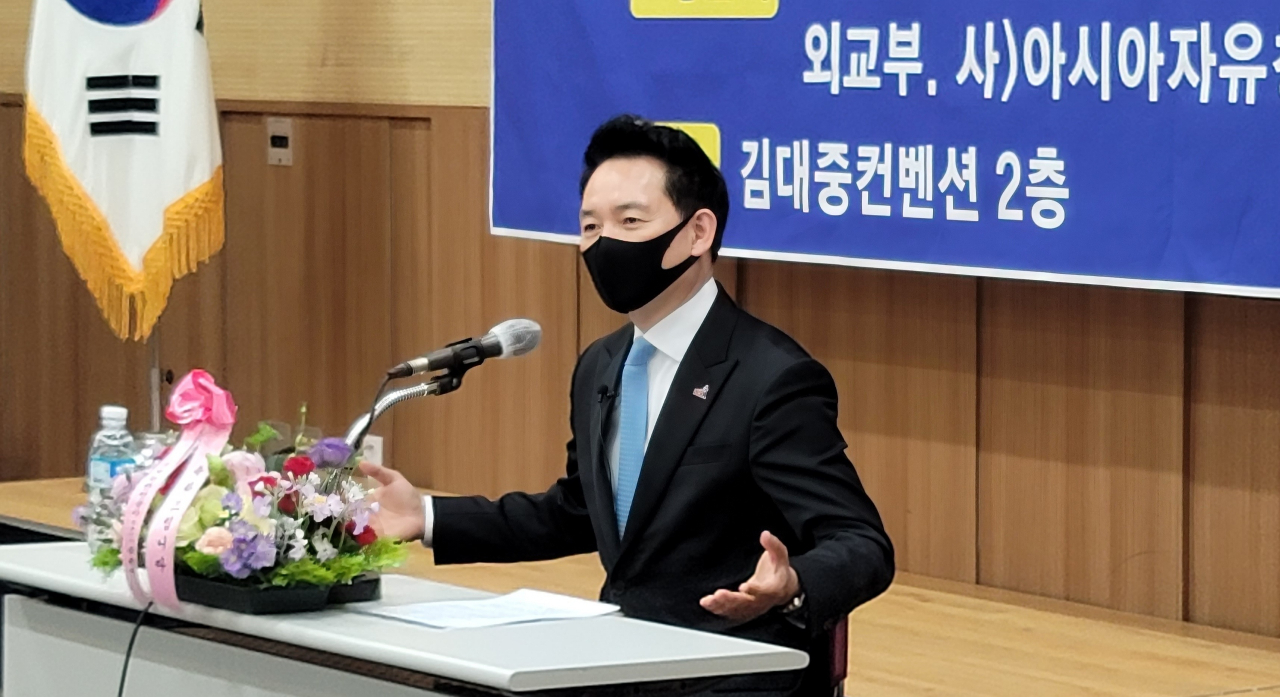 장성민 세계와동북아평화포럼 이사장. [연합]