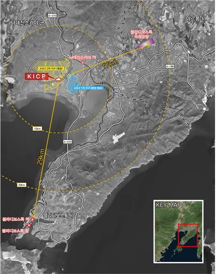 연해주 한·러 경제협력 산업단지 위치도. [한국토지주택공사 제공]