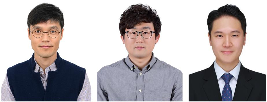 왼쪽부터 이번 연구를 수행한 최승목, 양주찬, 정재훈 연구원.[한국재료연구원 제공]