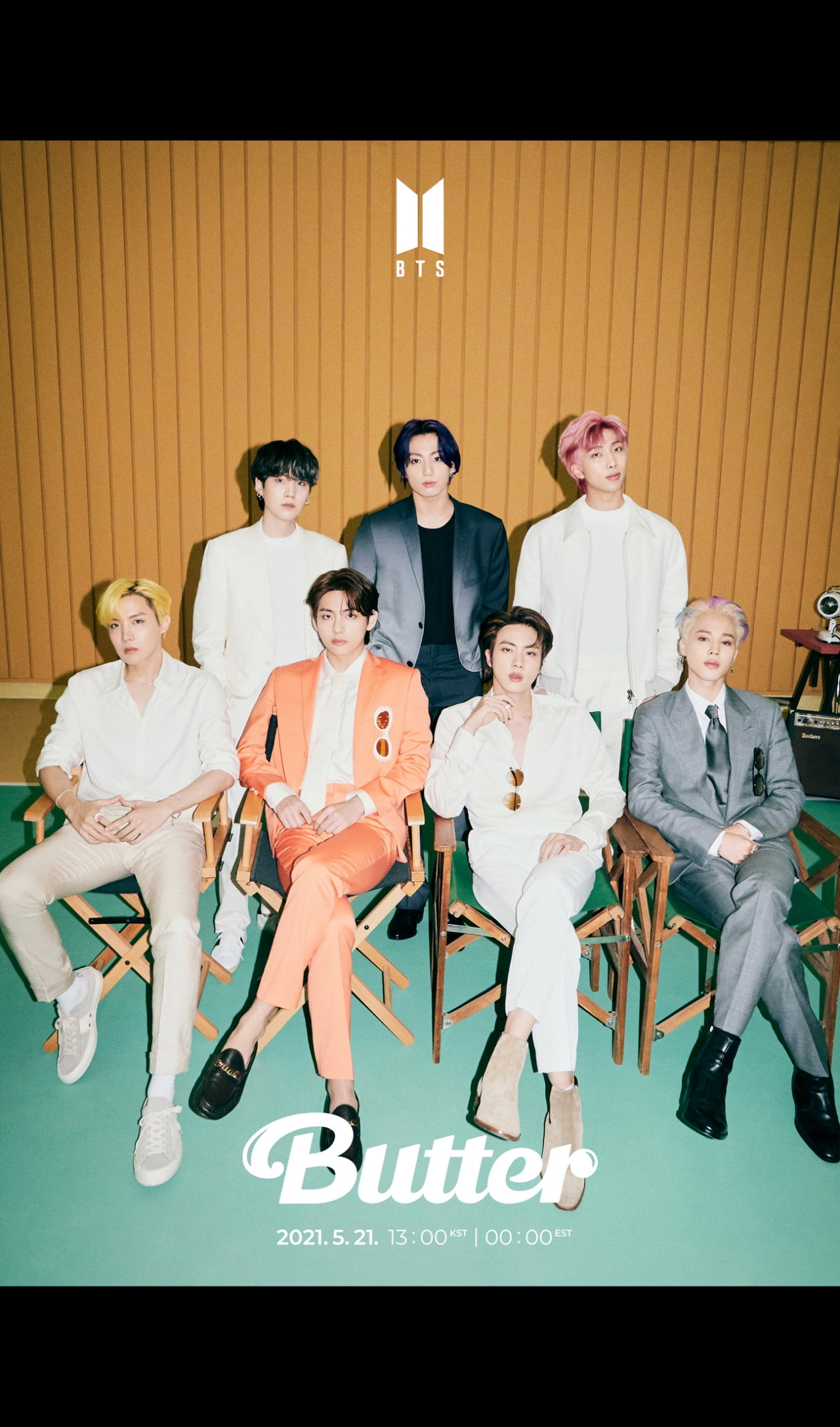 방탄소년단이 글로벌 히트곡 ‘다이너마이트’의 뒤를 이을 두 번째 영어 신곡 ‘버터’를 들고 돌아온다. [빅히트뮤직 제공]