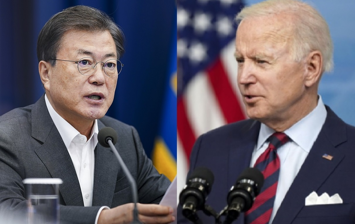문재인 대통령과 조 바이든 미국 대통령. [헤럴드DB·EPA]