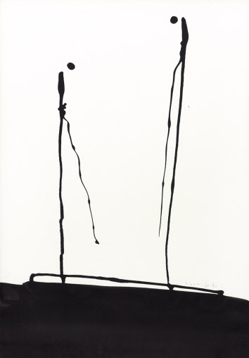 박주호, Coincidence, 종이에 잉크, 79&times;54.5cm, 2020