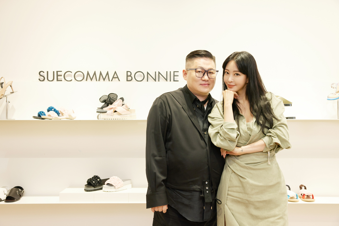 한예슬, 정윤기 슈콤마보니 라이브 쇼 [코오롱 FnC 제공]