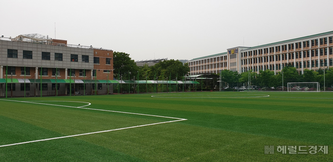 경신중고교 운동장. [종로구 제공]