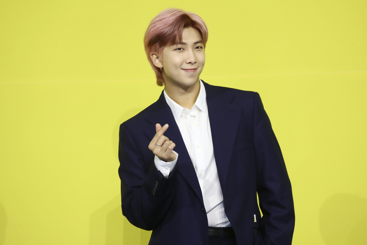 그룹 방탄소년단(BTS) RM. [연합]