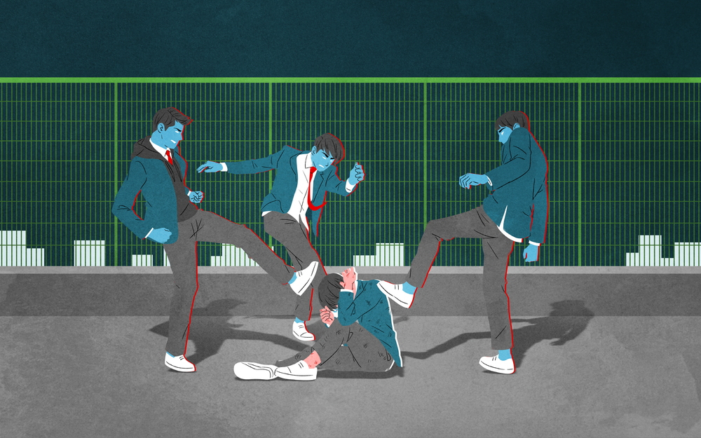학교 폭력 [아이클릭아트]
