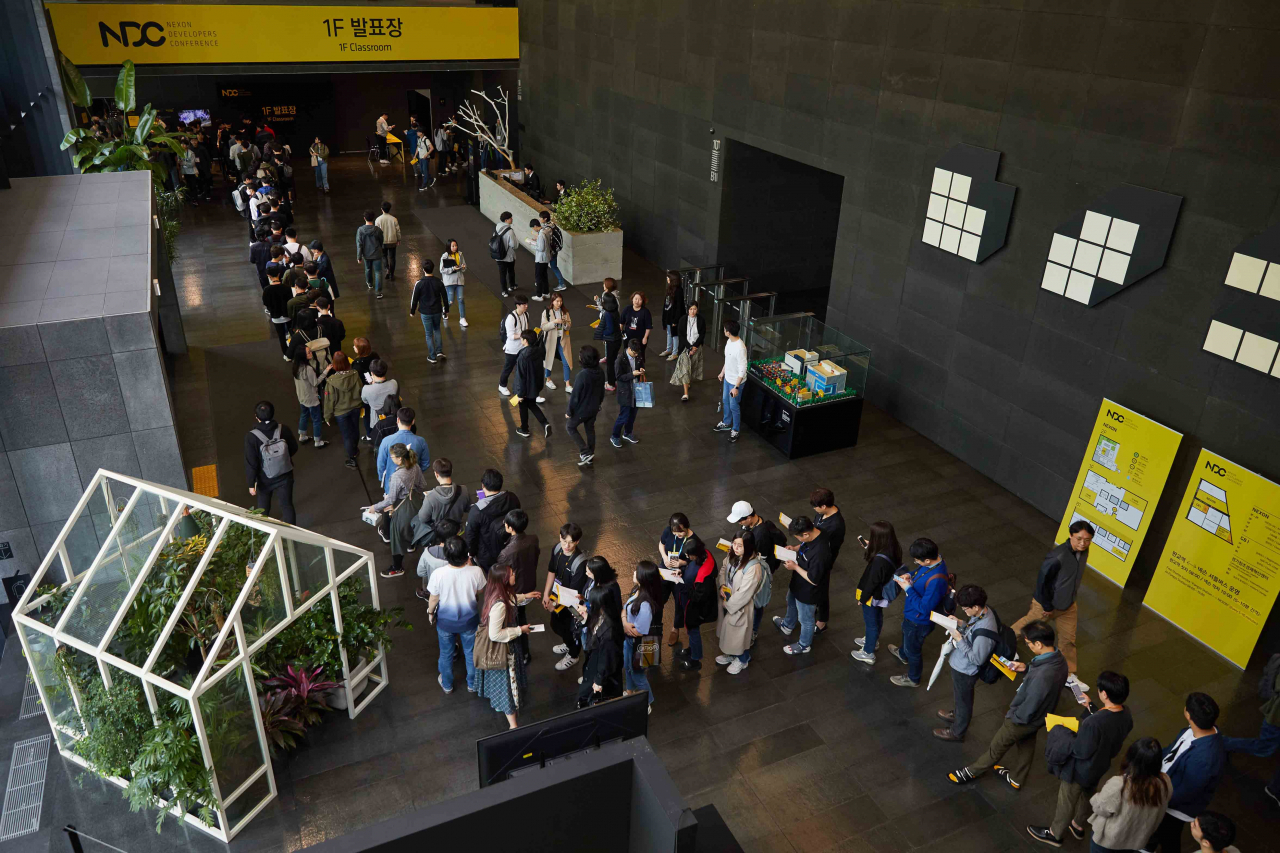 지난 2019년 개최됐던 13회 넥슨개발자콘퍼런스(NDC) 현장 사진. NDC 행사에는 해마다 평균 약 2만명이 참관하고 있다. [넥슨]
