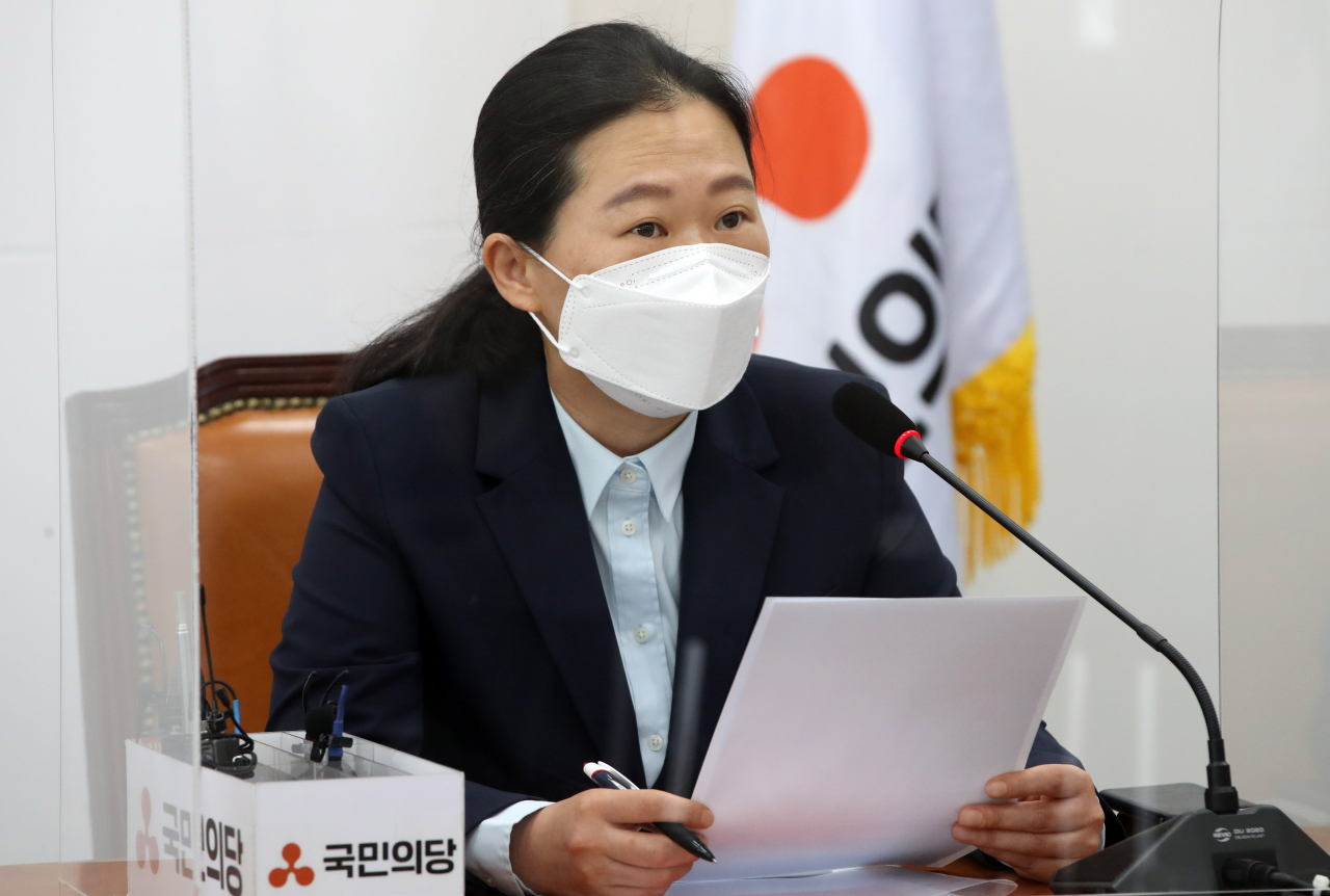 권은희 국민의당 원내대표. [연합]