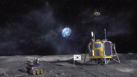한국형 달 탐사선 상상도.[한국항공우주연구원 제공]