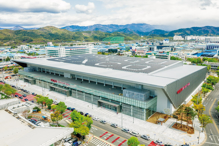 지난달 개관한 엑스코 제2전시장(동관) 모습. [대구 엑스코 제공]