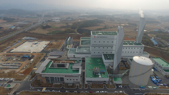 나주 SRF발전소 전경.