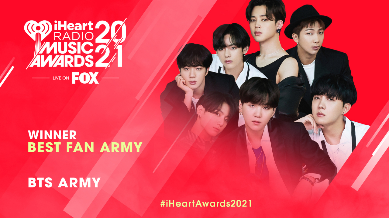 [iHeartRadio Music Awards 제공]