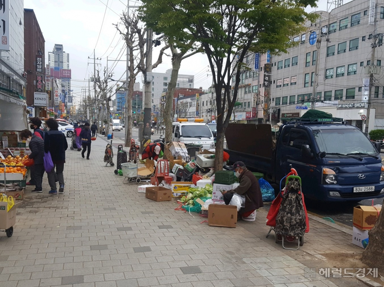 환경 정비 전 공릉역 주변의 모습. [노원구 제공]