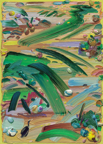 이이정은, There, a Lake Park, a Waterbird at Midday, 90.9&times;65.1cm(30), oil on canvas, 2021