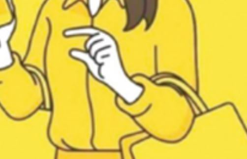 남성 혐오를 상징하는 손 동작이 사용됐다는 주장이 제기돼 논란이 된 카카오뱅크의 홍보 포스터 [온라인 캡처]