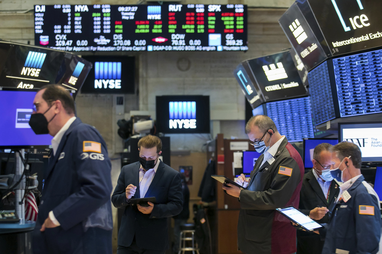 지난달 18일(현지시간) 미국 뉴욕증권거래소(NYSE) 내부의 모습. [AP]