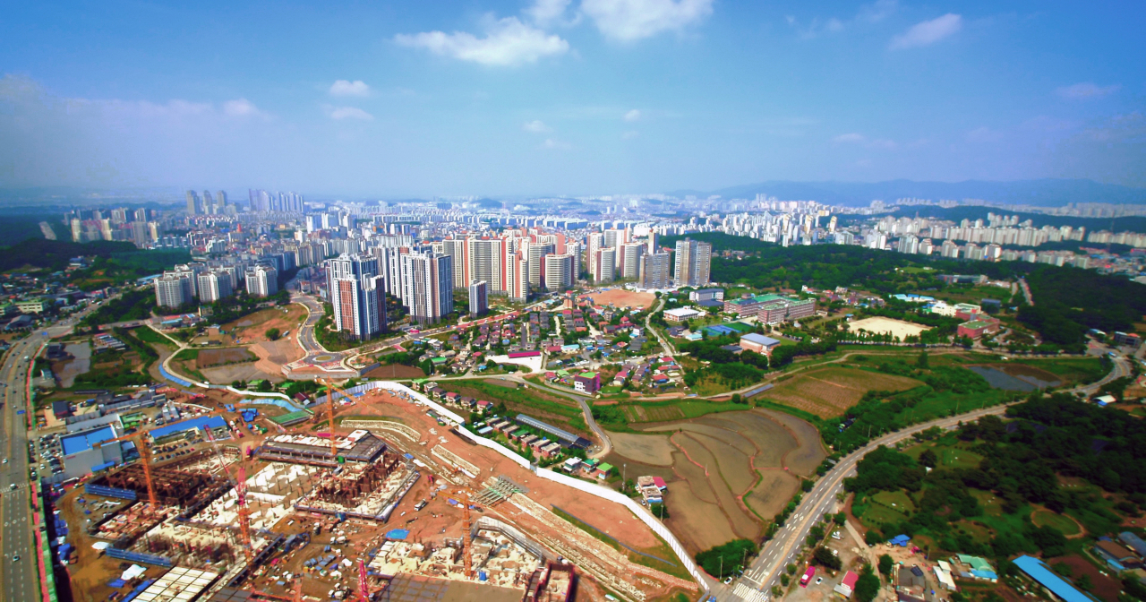 청주 가경 아이파크 1,2,3,4단지 전경. [HDC현대산업개발 제공]