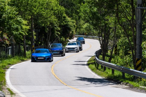 Audi’s most powerful vehicles whizz on Inje Speedium