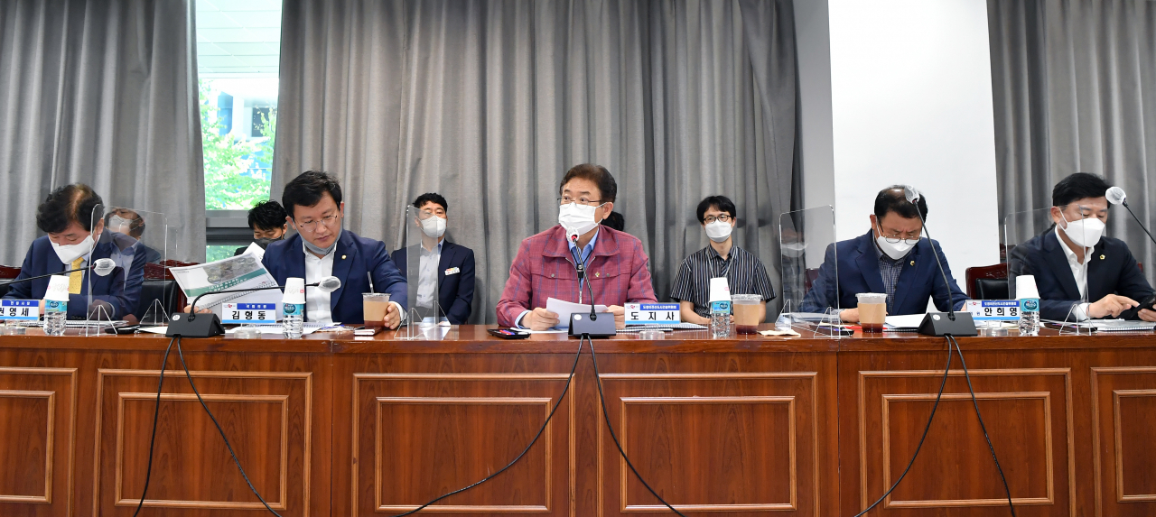 지난 4일 열린 경북도청이전신도시 건설사업 설명회 모습.[경북도 제공]
