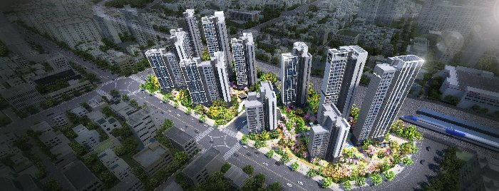 대전 태평동2구역 재개발 조감도 [코오롱글로벌 제공]