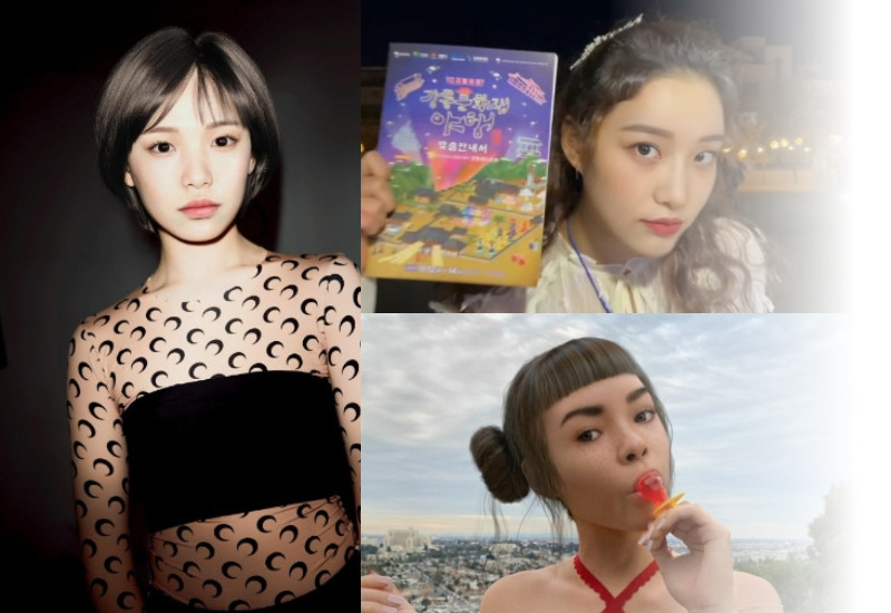 좌측부터 시계방향으로 LG전자 가상인간 김래아, 가상인간 루이 리, 미국 스타트업 ‘브러드’가 개발한 가상인간 ‘릴 미켈라(Lil Miquela)’.