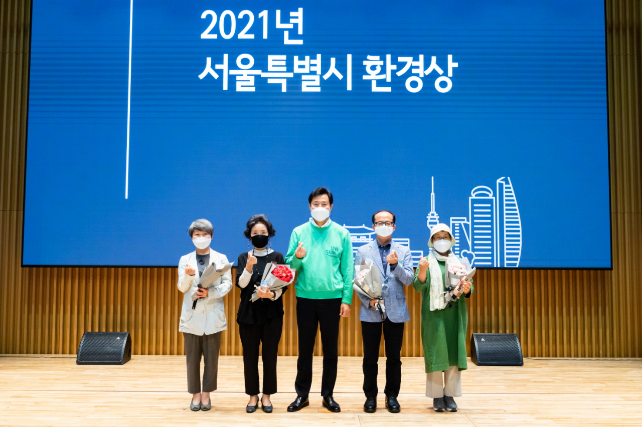 2021년 서울특별시 환경상 수상 현장. [금천구 제공]