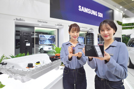 삼성SDI의 작년 인터배터리 2020 부스. [삼성SDI 제공]
