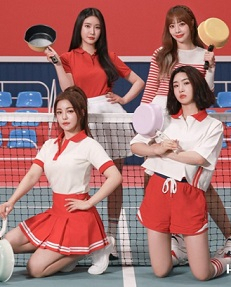 해피콜이 걸그룹 브레이브걸스를 모델로 한 마케팅으로 효과를 거두고 있다. [해피콜 제공]