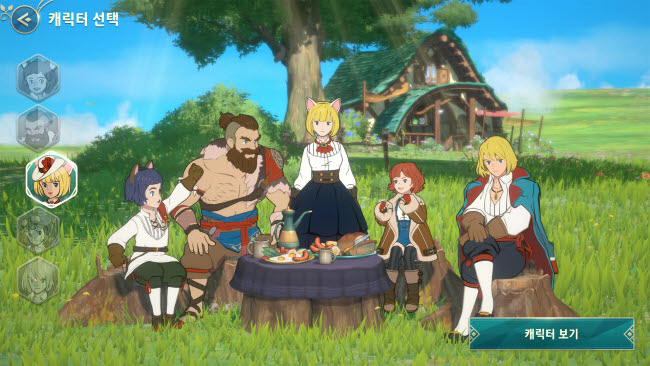 넷마블의 모바일 MMORPG ‘제2의 나라’는 5개의 직업을 제공한다. [넷마블]