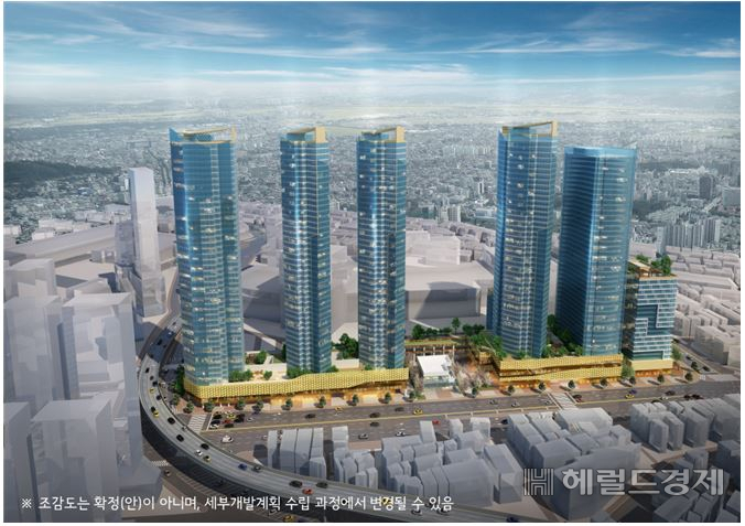 영등포동4가 431-6번지 일대 재개발 정비계획 조감도 예시. [영등포구 제공]